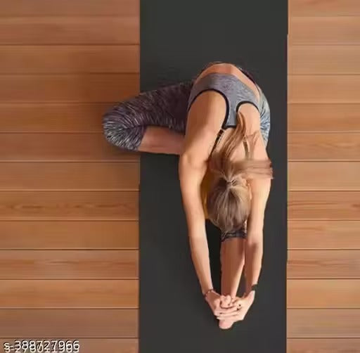 4 MM yoga mat with carry strap non slip eco friendly yoga mat for men & woman