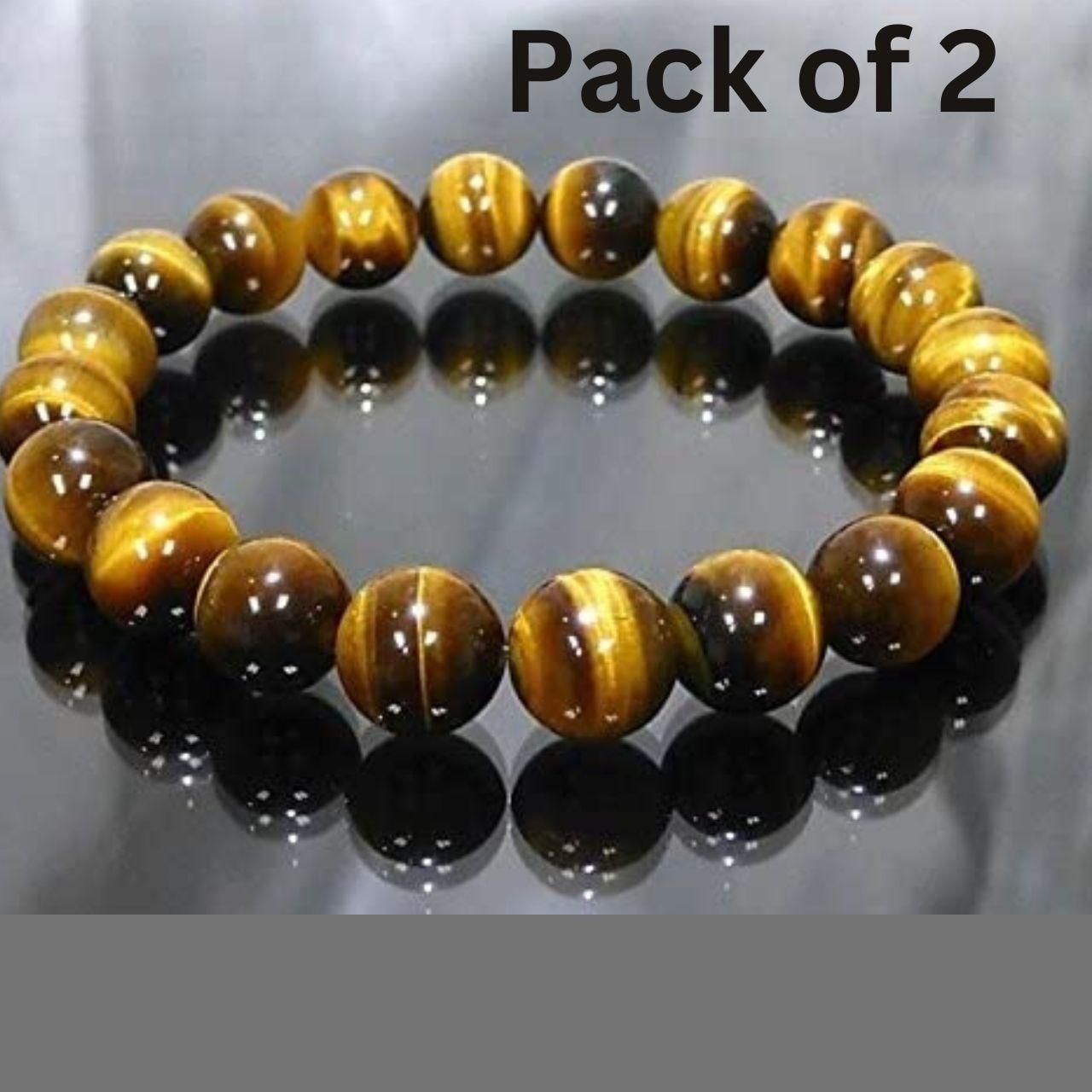 Tiger Eye Yellow Crystal Healing Stone Bracelet - NuroHub