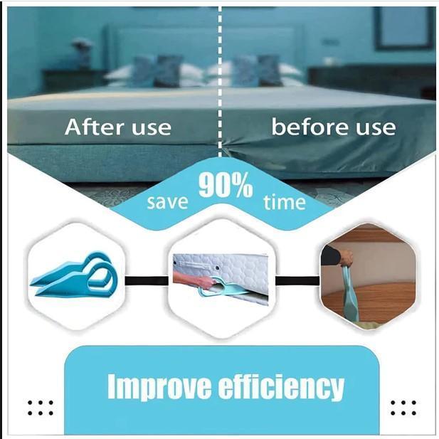 Mattress Lifter Bed Making & Change Bed Sheets Instantly helping Tool ( 2 pc ) - NuroHub