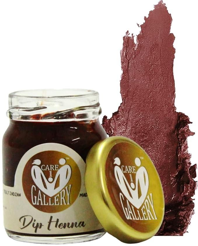 Dip Henna Instant Red Colour Mehendi Paste | For Finger Tips With 3 Types Henna Tattoo Stickers