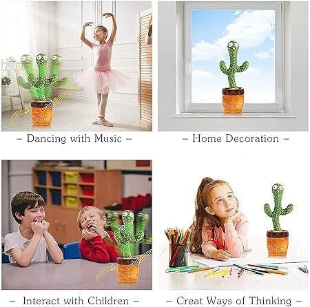 LED Musical Dancing & Mimicry Cactus Toy - NuroHub