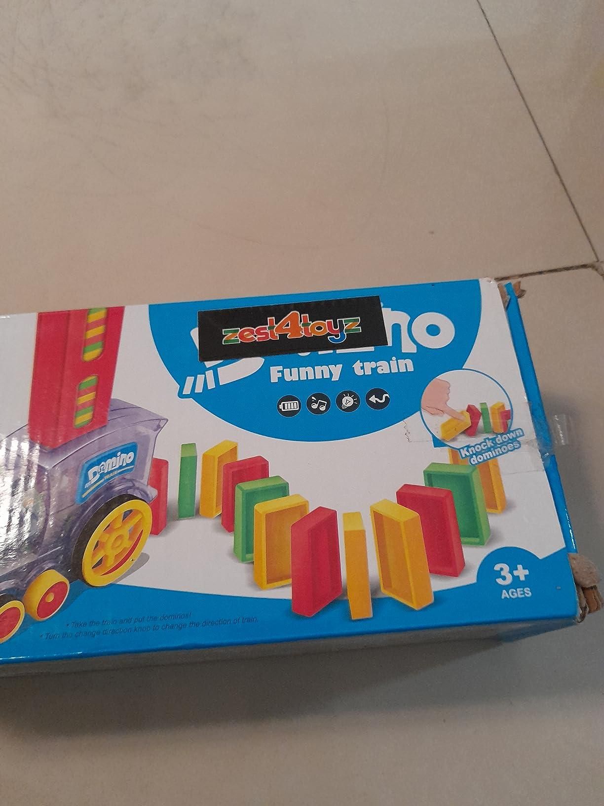 Train Toy Domino Set for Kids BPA Free Plastic with Sound Effects - NuroHub