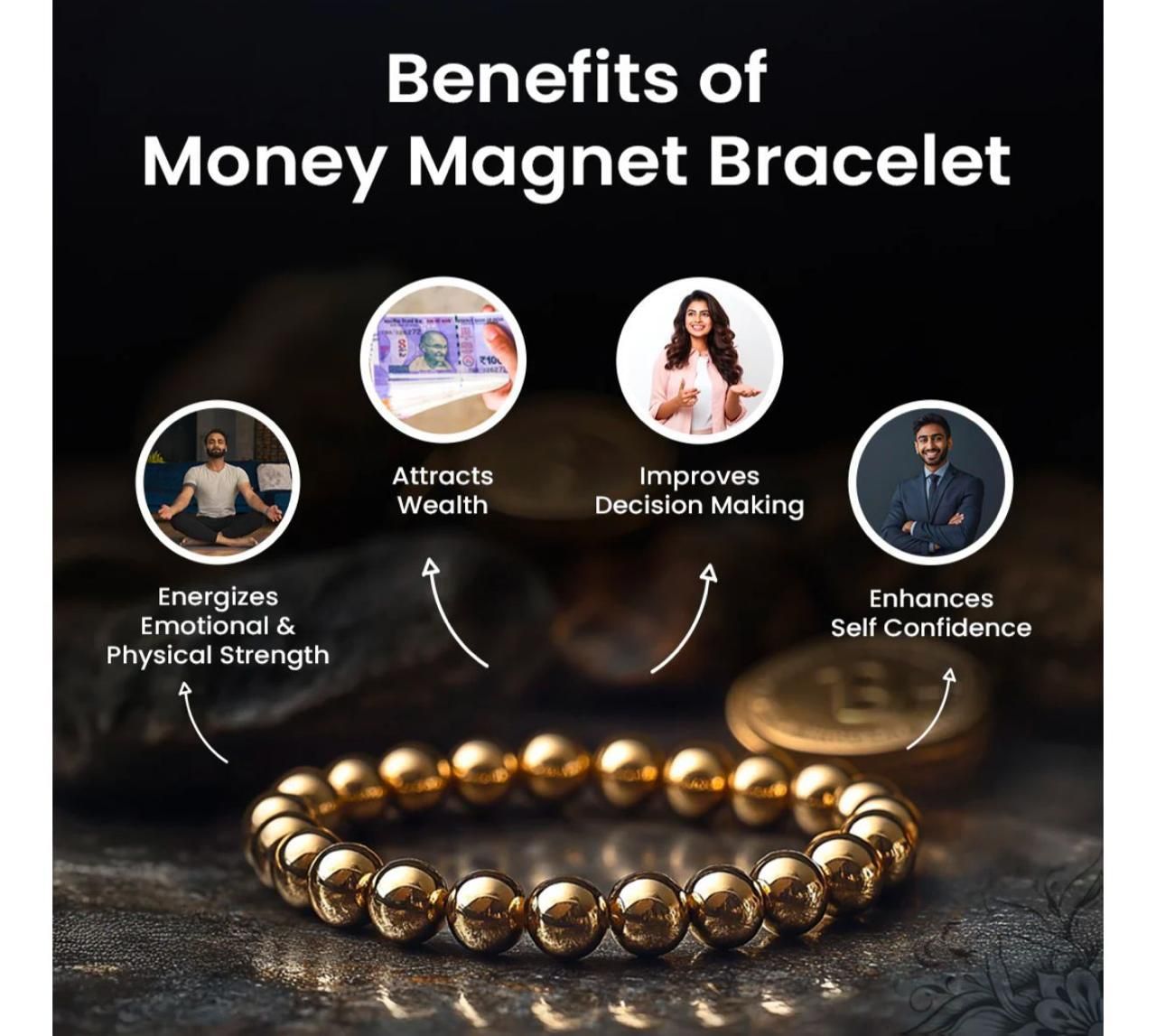 Unisex Money Magnet Bracelet - NuroHub