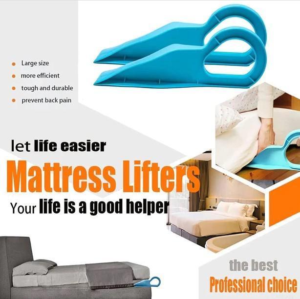 Mattress Lifter Bed Making & Change Bed Sheets Instantly helping Tool ( 2 pc ) - NuroHub