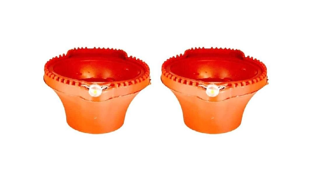 LED Light Water Sensor Diyas Plastic with, Ambient Lights, (Pack of 6/12/18/24) - NuroHub