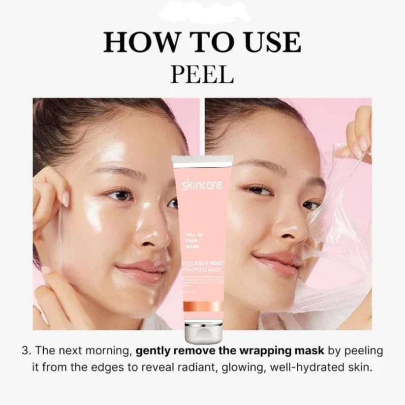 Collagen Night Wrapping Peel Off Mask Pack of 2 - NuroHub
