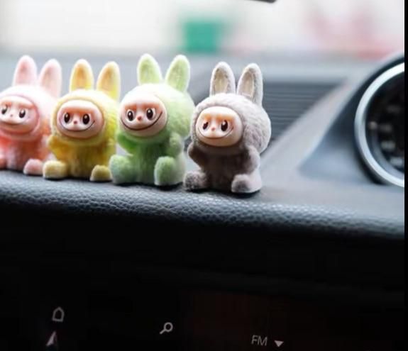 Trendy Labubu Mini Car Dashboard ( Pack of 4 ) - NuroHub
