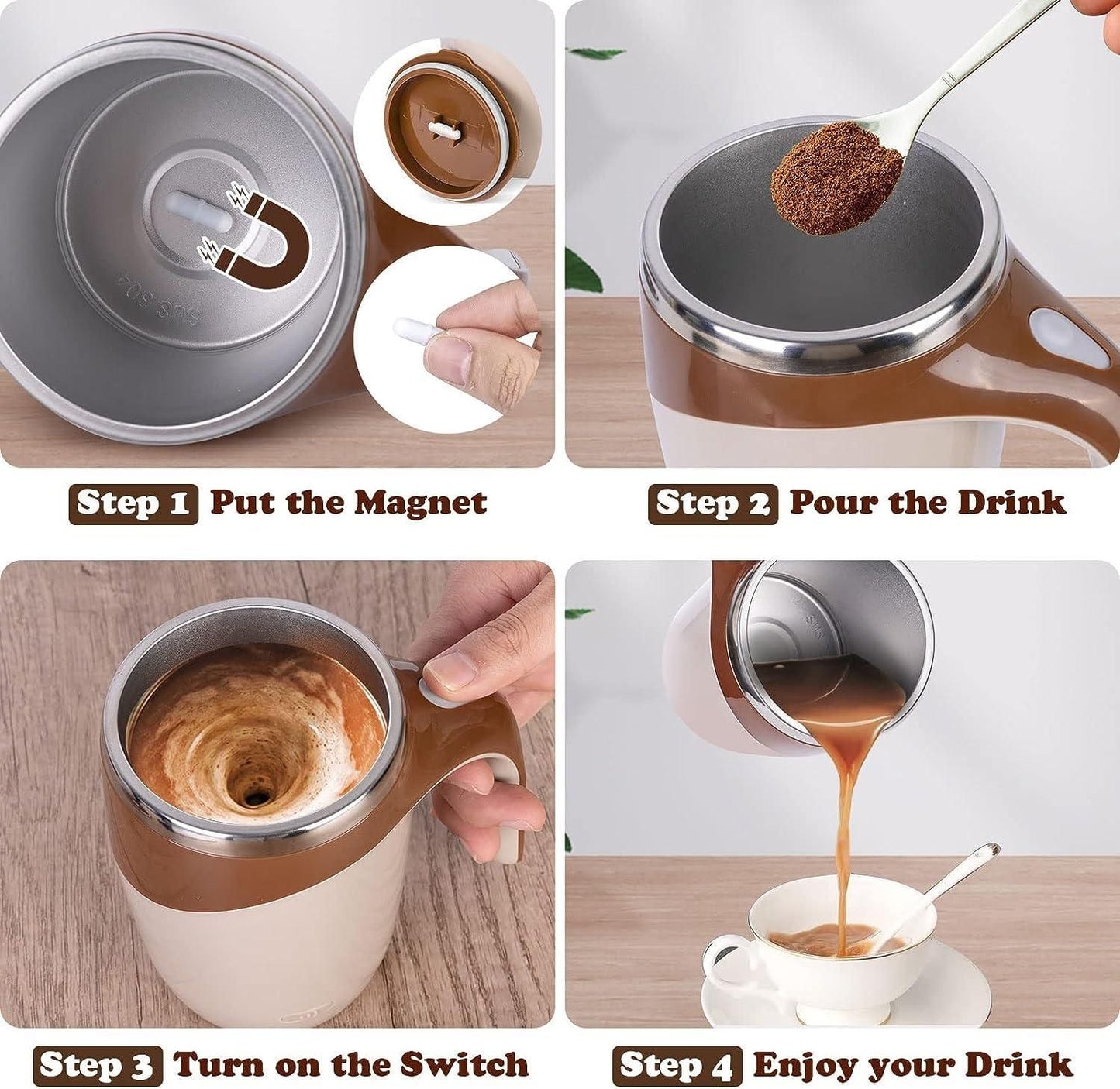 Self Stirring Magnetic Mug - NuroHub