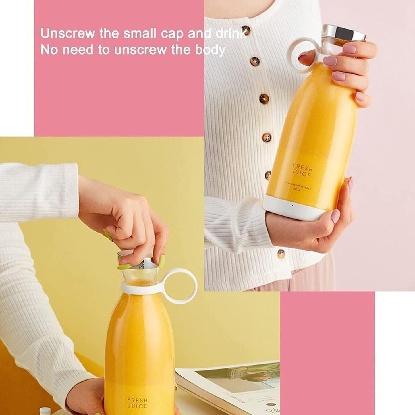 Electric Portable Mini Juicer Bottle - NuroHub