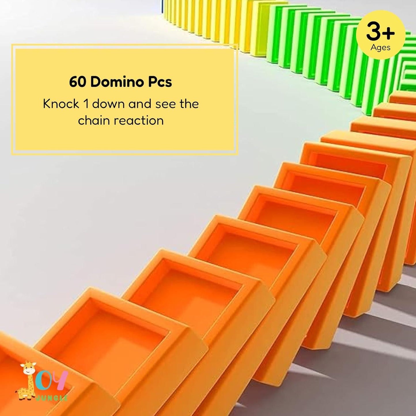 Train Toy Domino Set for Kids BPA Free Plastic with Sound Effects - NuroHub