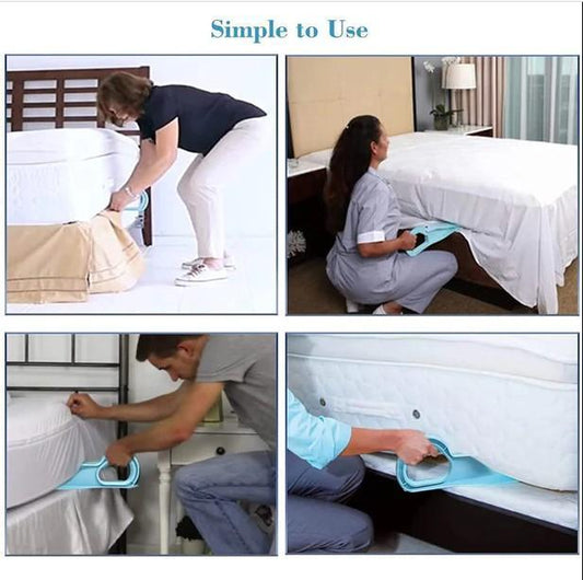 Mattress Lifter Bed Making & Change Bed Sheets Instantly helping Tool ( 2 pc ) - NuroHub