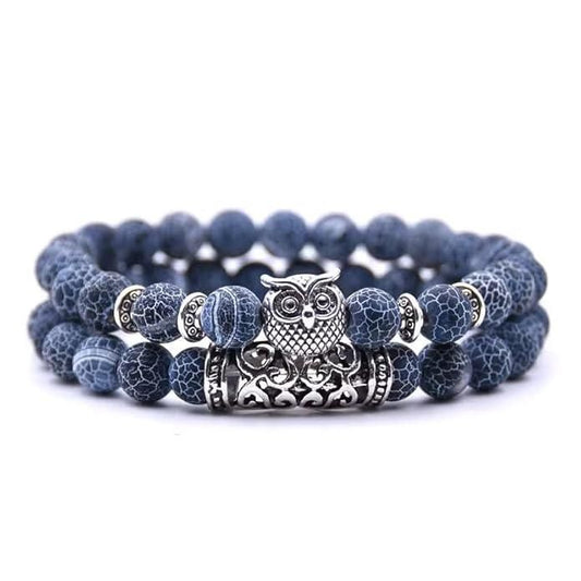 Natural Stone Owl Bracelet - NuroHub