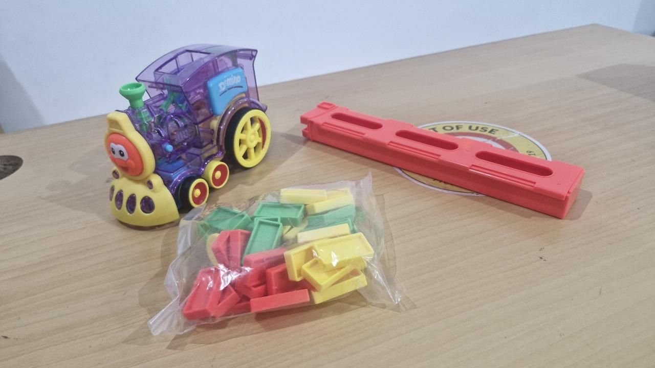 Train Toy Domino Set for Kids BPA Free Plastic with Sound Effects - NuroHub