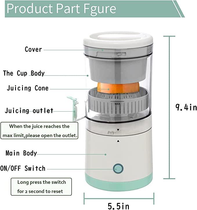 Electric Citrus Juicer : Ideal for juicing halved citrus fruits - NuroHub