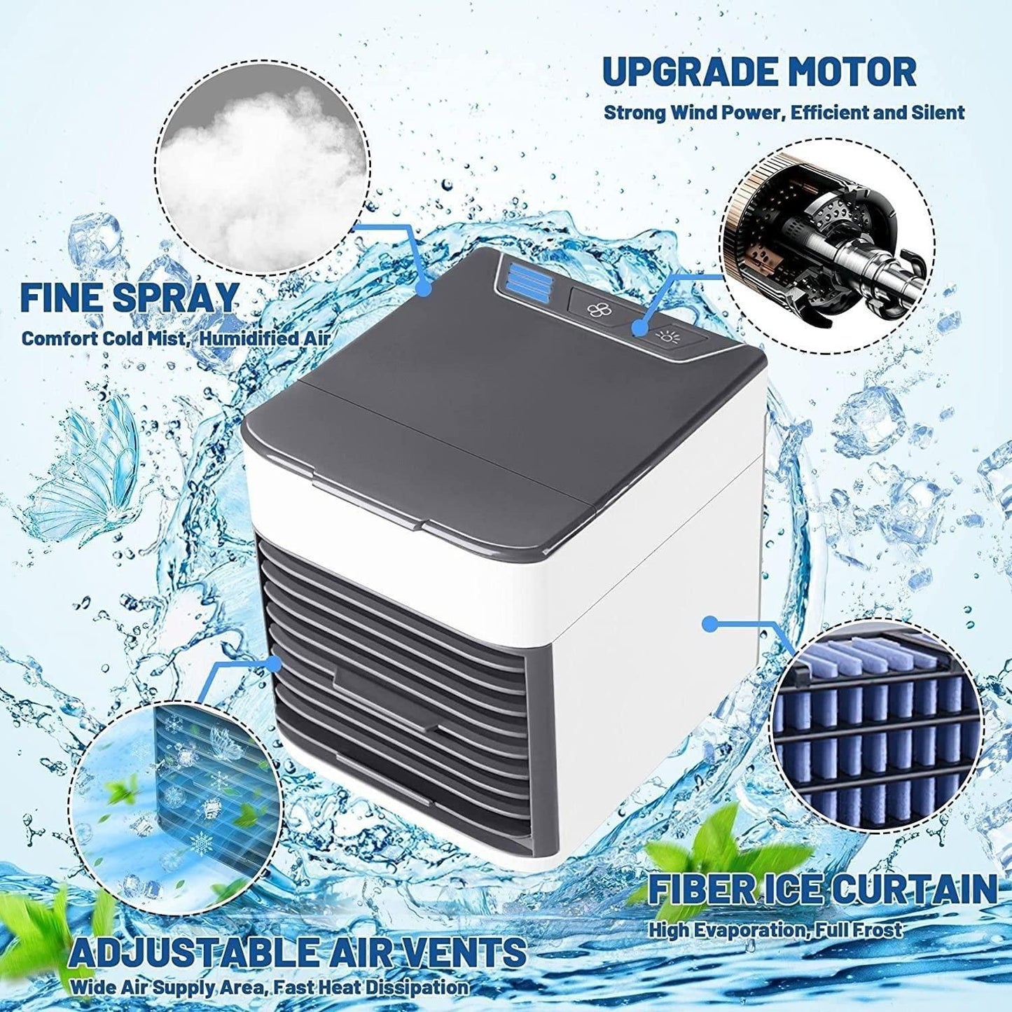 Mini Air Conditioner Air Cooler - NuroHub