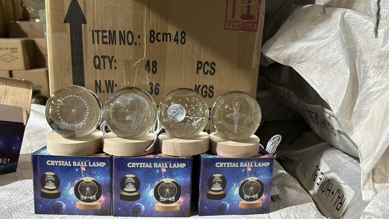 3D Crystal Lamp Ball(Assorted Design) - NuroHub