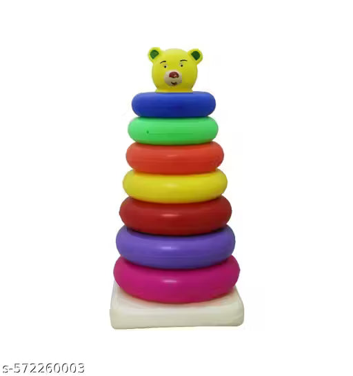 Teddy Rings for Kids with Play Set Toy