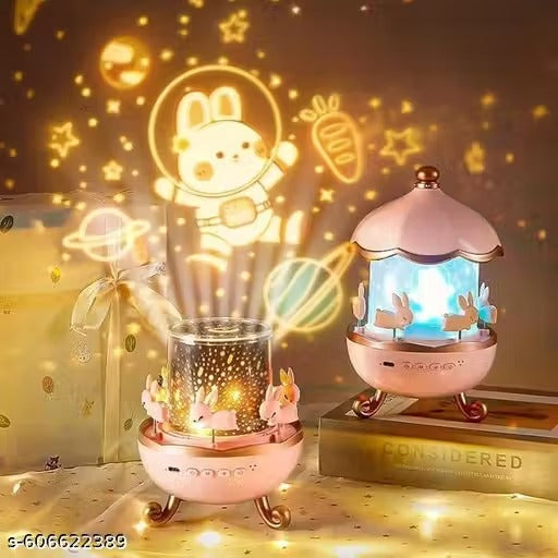 Bunny Carousel Night Light Projector