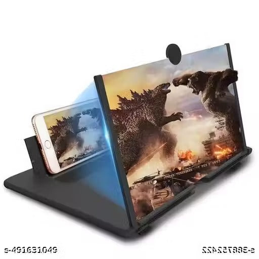 Mobile Phone Holder With Video Screen Amplifier
