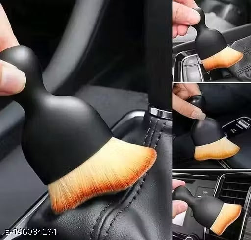 Scratch-Free Cubiz Car Interior Cleaning Tool Brush with Cover