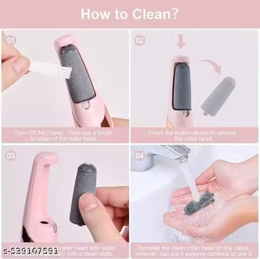 JAYLAA Pedicure Tool – Electric Foot Roller Callus Remover