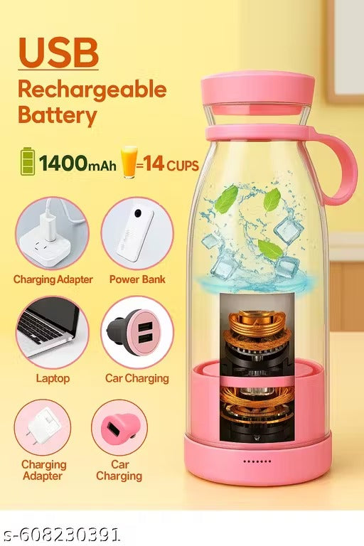 Portable Juicer Blenders For Smoothies And Juices USB Rechargeable