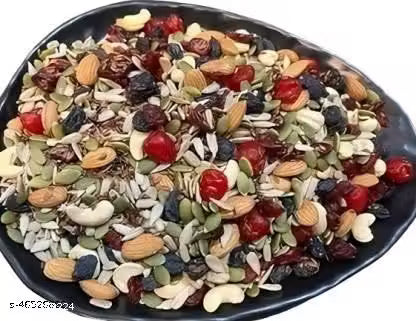 Eclectic Mix of 8 Healthy Superfoods Nuts- Cashews, Almonds, Pistachio | Dry Fruits