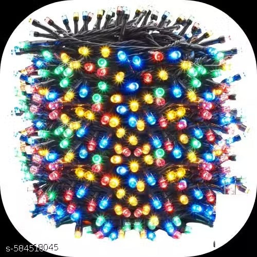 50 Meter Led String Serial Light, Diwali Ladi Light, Jhalar Light, Rice Light with 7 Modes