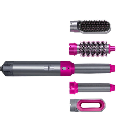 Muti-Functional 5 IN 1 Hair Styling Tool Detachable Hot Air Brush Hair Dryer with Comb - NuroHub