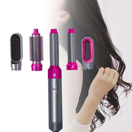 Muti-Functional 5 IN 1 Hair Styling Tool Detachable Hot Air Brush Hair Dryer with Comb - NuroHub