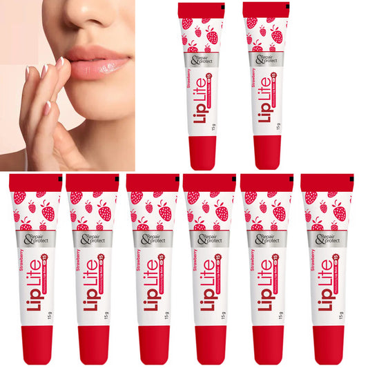 Lip Lite Strawberry Moisturising Lip Balm 15g (Pack of 8) - NuroHub