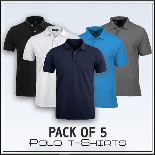 pack of 5 polo tshirt (Vason) - NuroHub