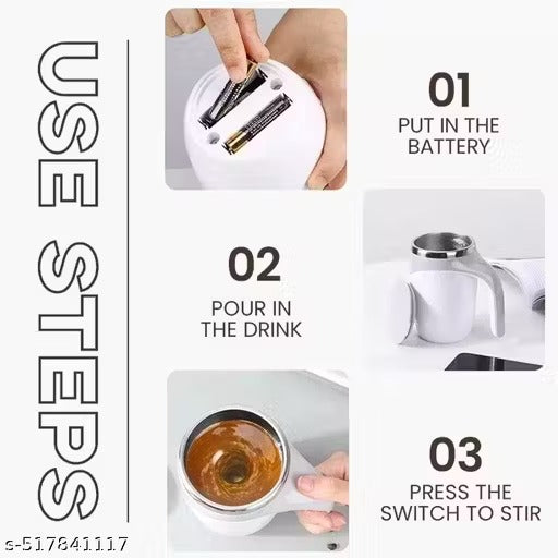 Automatic Magnetic Stirring Coffee Mug