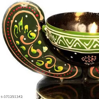 Handicrafy Vinayaka/ Ganesha Ji / Iron Table Decorative showpiece Tealight Candle Holder / Diya Holder