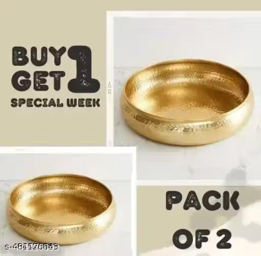 Metal Urli Bowl for Floating Flowers