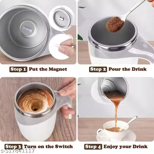 Automatic Magnetic Stirring Coffee Mug