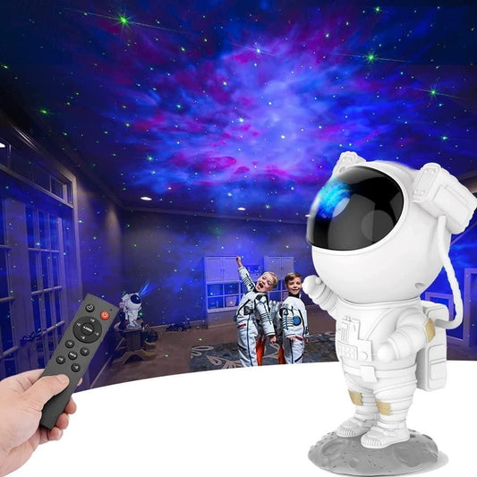 Astronaut Galaxy Projector - 360 Magnetic Head Rotation, Remote Control - NuroHub