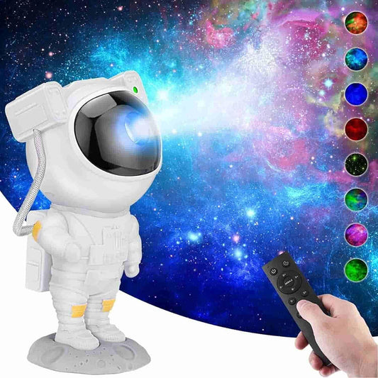 Astronaut Galaxy Projector - 360 Magnetic Head Rotation, Remote Control - NuroHub