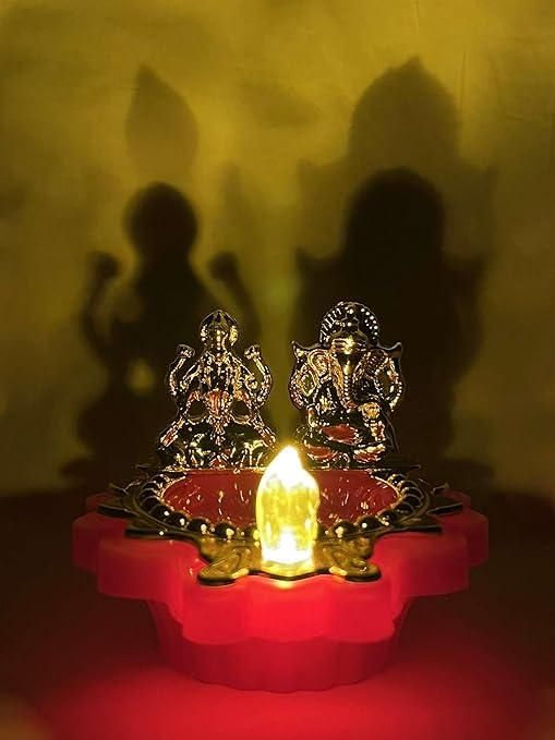 Water Laxmi Ganesh Diya Pack of 2