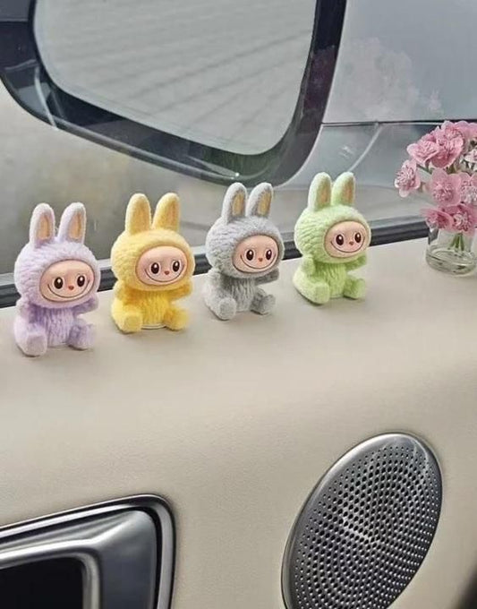 Trendy Labubu Mini Car Dashboard ( Pack of 4 ) - NuroHub