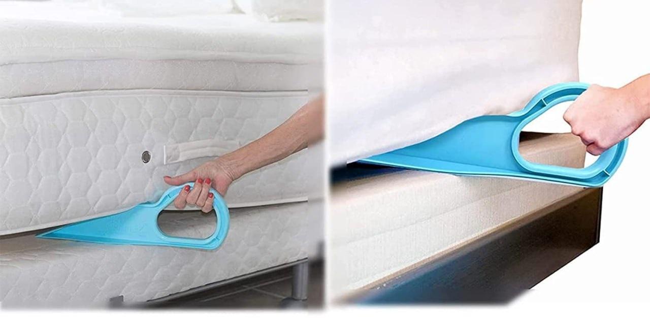Mattress Lifter Bed Making & Change Bed Sheets Instantly helping Tool ( 2 pc ) - NuroHub