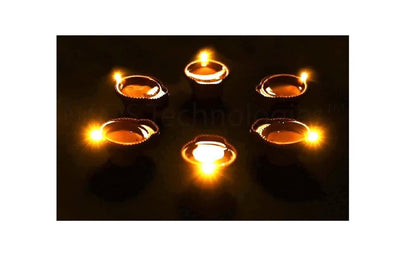 LED Light Water Sensor Diyas Plastic with, Ambient Lights, (Pack of 6/12/18/24) - NuroHub