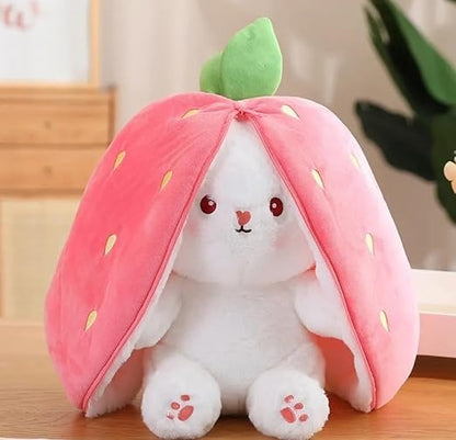 Adorable Strawberry Rabbit Plushie