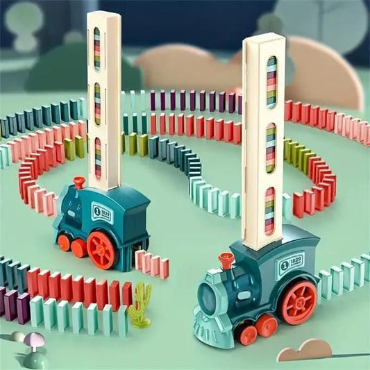 Train Toy Domino Set for Kids BPA Free Plastic with Sound Effects - NuroHub