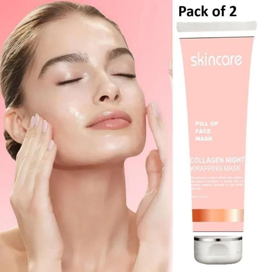 Collagen Night Wrapping Peel Off Mask Pack of 2 - NuroHub