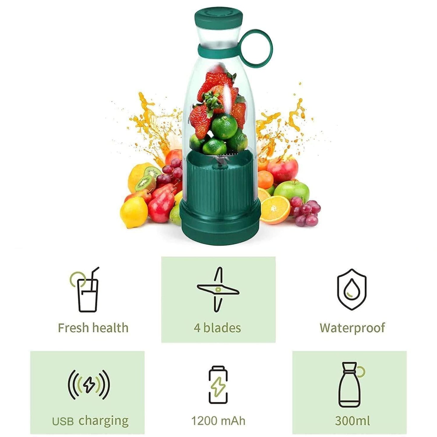 Electric Portable Mini Juicer Bottle - NuroHub