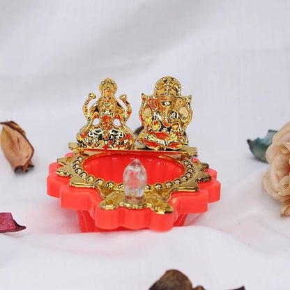 Water Laxmi Ganesh Diya Pack of 2