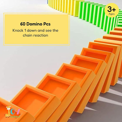 Train Toy Domino Set for Kids BPA Free Plastic with Sound Effects - NuroHub