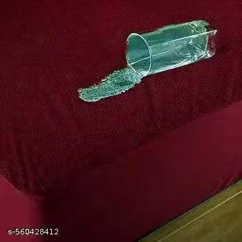 Waterproof Mattress Cover 72*78 inch or 6*6.5 feet 100% Terry Cotton Mattress Protector