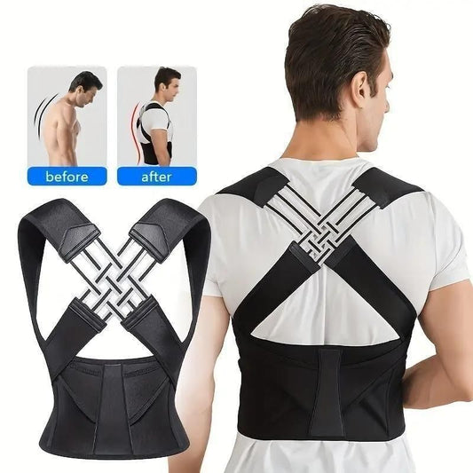 Adjustable Back Posture Corrector/ Slouching Relieve Pain Belt Women Men - NuroHub